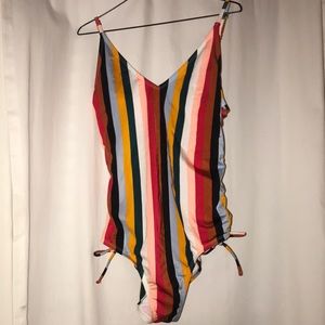 One piece bathing suit